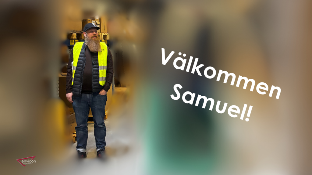 Samuel, ny medarbetare på Envicon